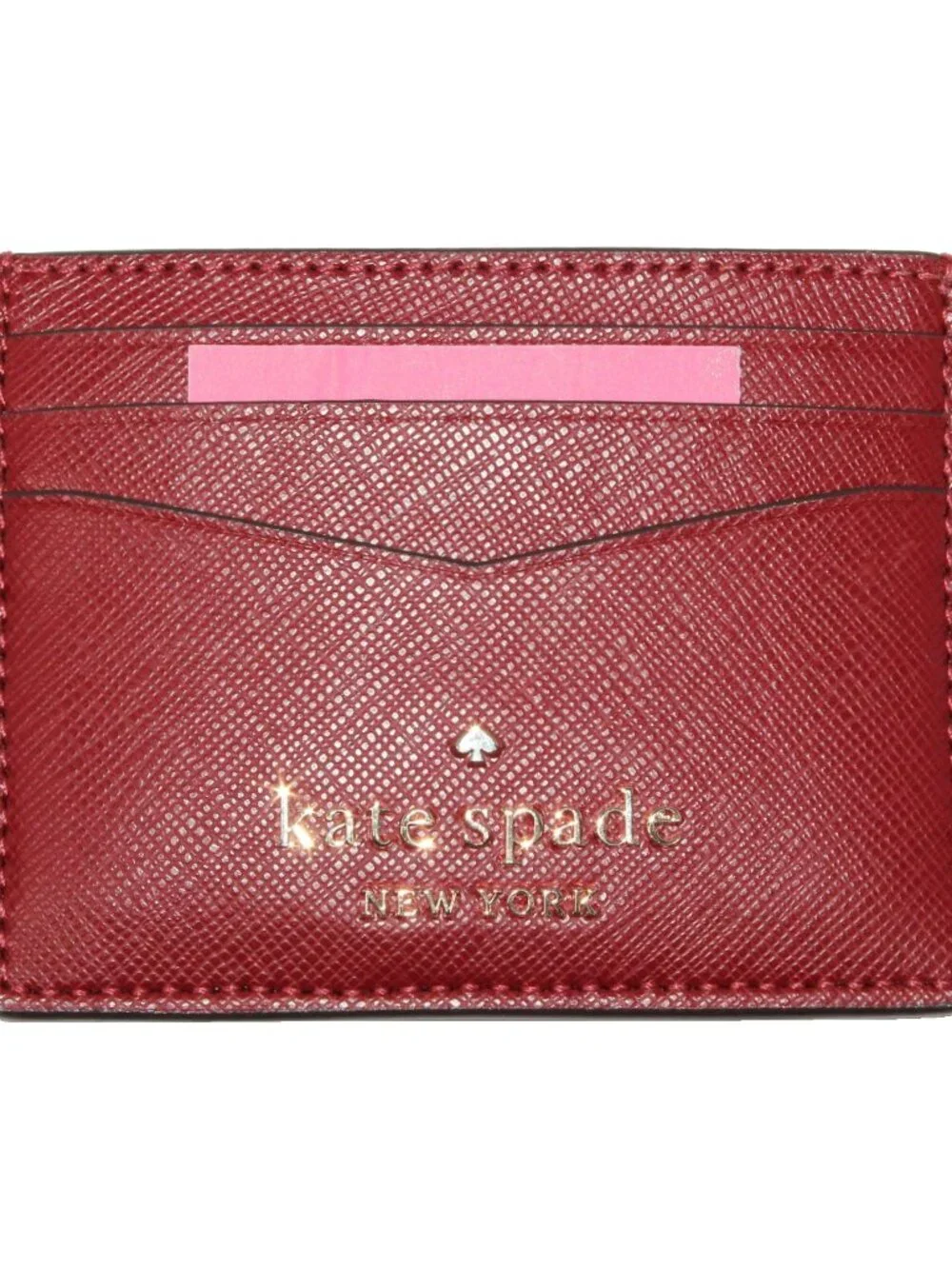 UNAVAILABLE! Kate Spade New York Staci Small Slim Red Currant Card Holder